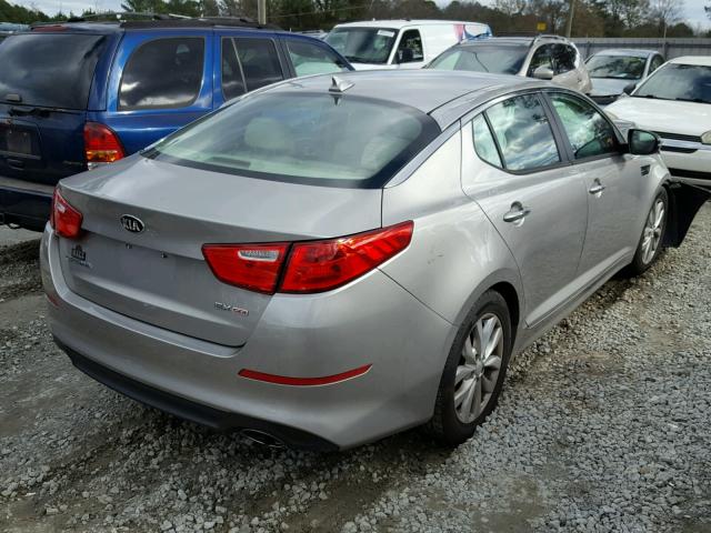 5XXGN4A77FG395904 - 2015 KIA OPTIMA EX SILVER photo 4