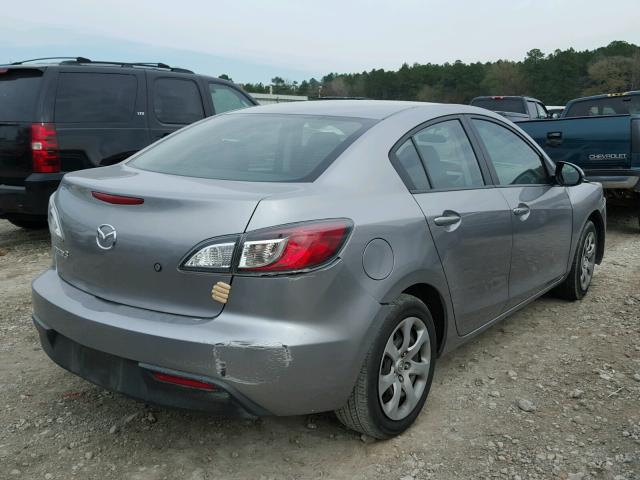 JM1BL1SF3A1254028 - 2010 MAZDA 3 I SILVER photo 4