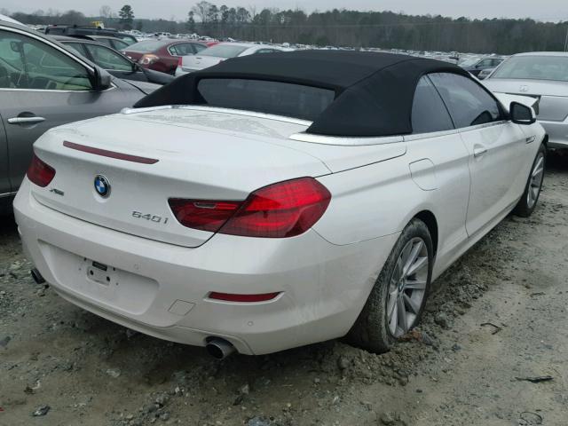 WBAYP5C59EDZ27899 - 2014 BMW 640 XI WHITE photo 4