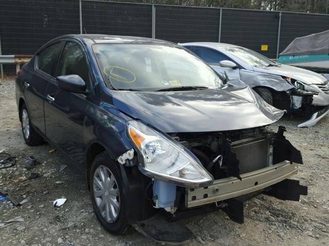 3N1CN7AP0FL946391 - 2015 NISSAN VERSA S BLUE photo 1