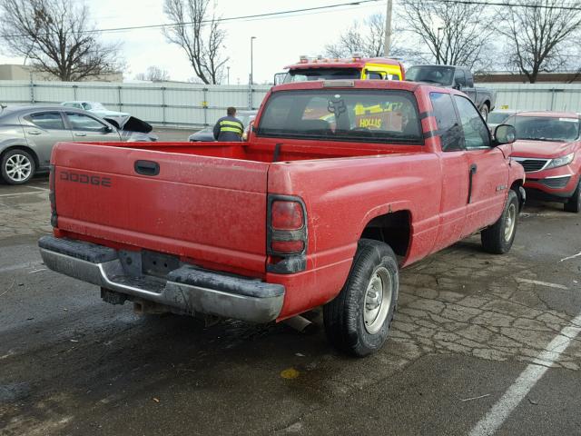 3B7HC12Y0YG114459 - 2000 DODGE RAM 1500 RED photo 4