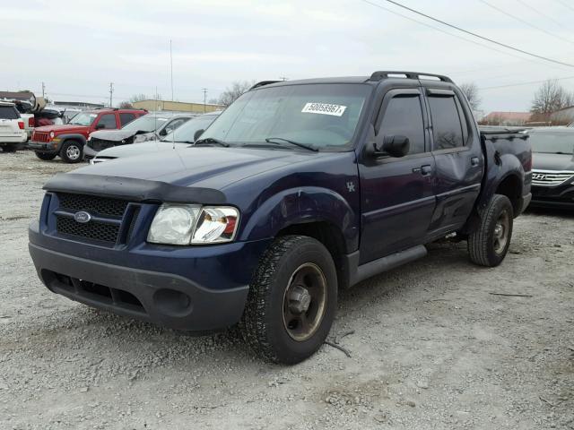 1FMZU67K74UA61006 - 2004 FORD EXPLORER S BLUE photo 2
