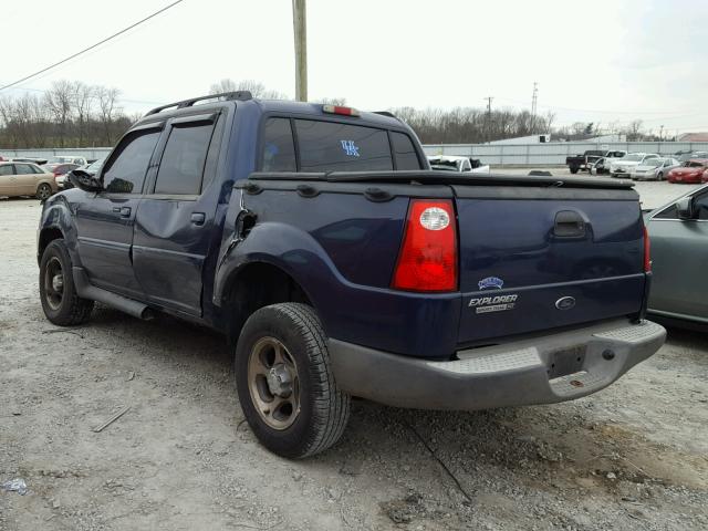 1FMZU67K74UA61006 - 2004 FORD EXPLORER S BLUE photo 3