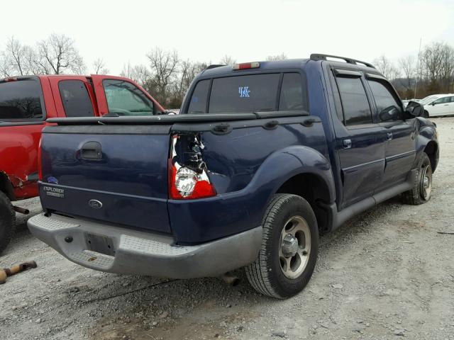 1FMZU67K74UA61006 - 2004 FORD EXPLORER S BLUE photo 4