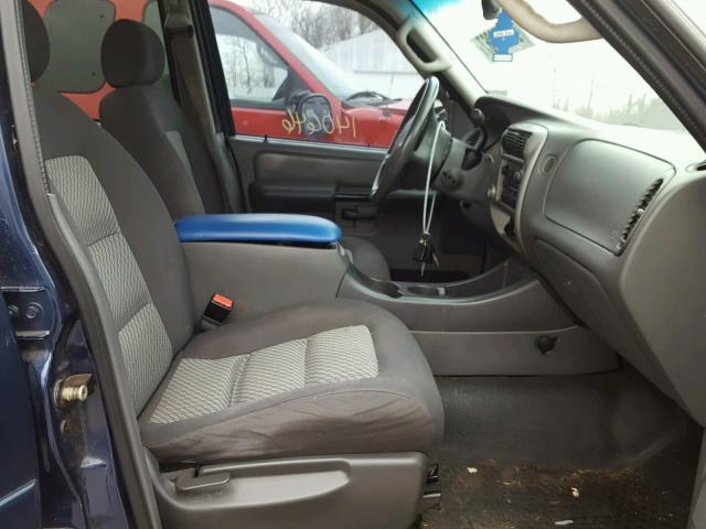 1FMZU67K74UA61006 - 2004 FORD EXPLORER S BLUE photo 5