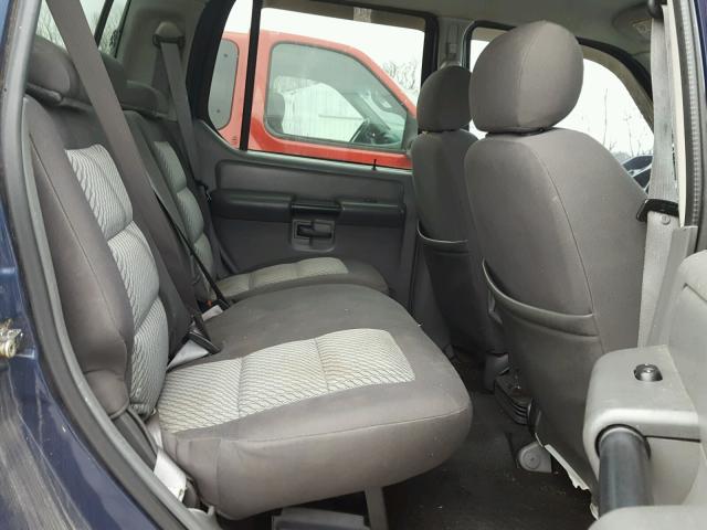 1FMZU67K74UA61006 - 2004 FORD EXPLORER S BLUE photo 6