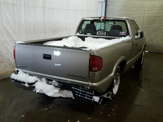 1GCCS14H438265359 - 2003 CHEVROLET S TRUCK S1 ოქროსფერი ფოტო 4