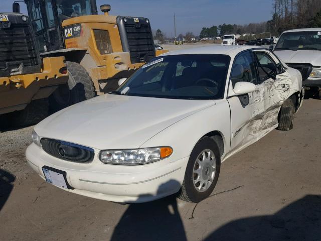 2G4WS52J421253722 - 2002 BUICK CENTURY CU WHITE photo 2