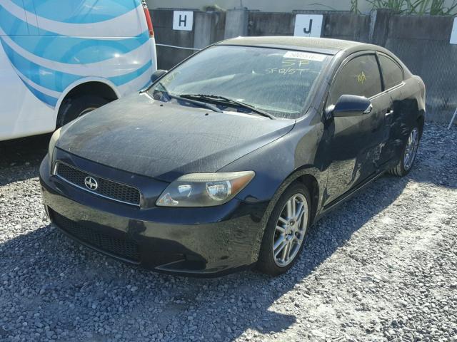 JTKDE177160087355 - 2006 TOYOTA SCION TC BLACK photo 2