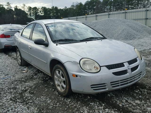 1B3ES56CX5D162704 - 2005 DODGE NEON SXT SILVER photo 1