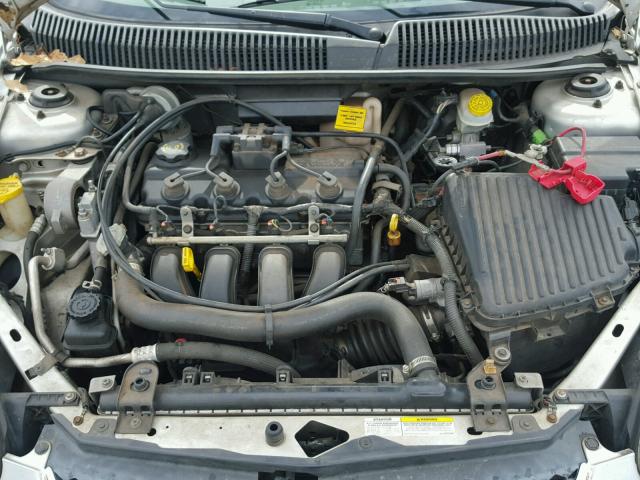 1B3ES56CX5D162704 - 2005 DODGE NEON SXT SILVER photo 7