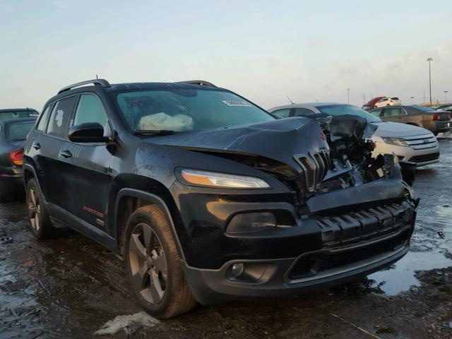 1C4PJLCB2HW554451 - 2017 JEEP CHEROKEE L BLACK photo 1