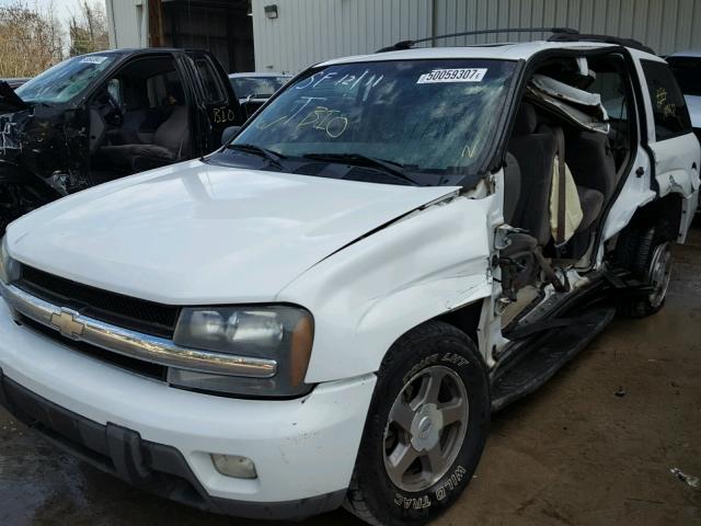 1GNDT13S022518605 - 2002 CHEVROLET TRAILBLAZE WHITE photo 9