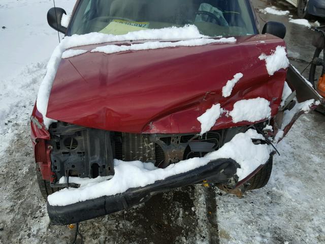 1GTCS1941W8527378 - 1998 GMC SONOMA MAROON photo 7