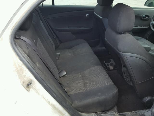 1G1ZH57B09F239961 - 2009 CHEVROLET MALIBU 1LT WHITE photo 6