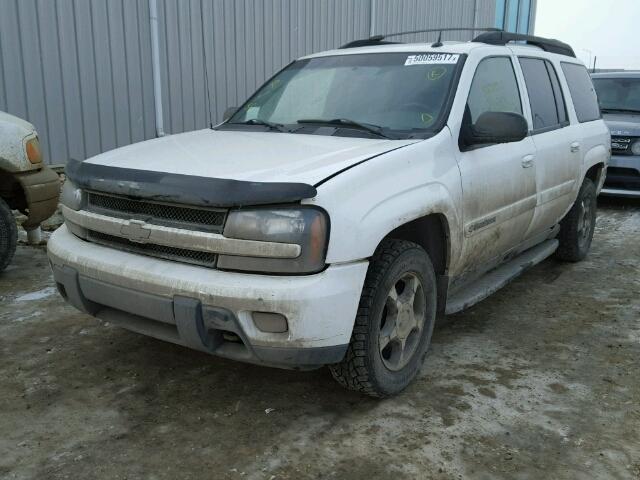 1GNET16S546226606 - 2004 CHEVROLET TRAILBLAZE WHITE photo 2