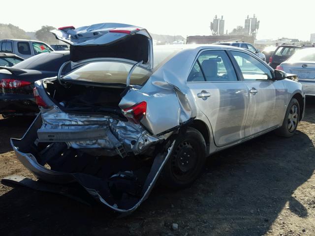 4T1BF1FK5EU441026 - 2014 TOYOTA CAMRY L SILVER photo 4