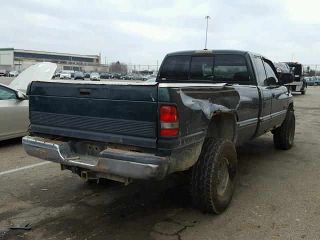 1B7KF2360WJ218817 - 1998 DODGE RAM 2500 GREEN photo 4