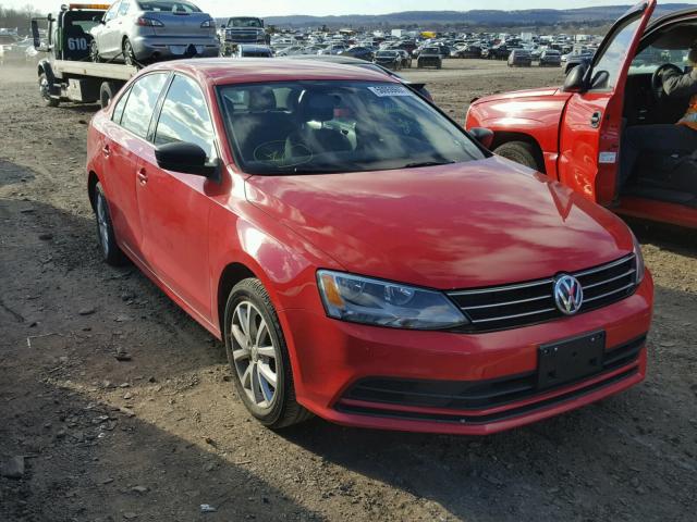 3VWD17AJ7FM324516 - 2015 VOLKSWAGEN JETTA SE RED photo 1