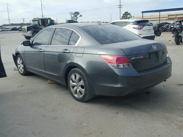 1HGCP26859A079918 - 2009 HONDA ACCORD EXL GRAY photo 3