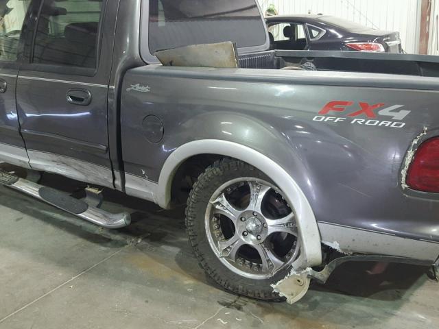 1FTRW08L83KC62619 - 2003 FORD F150 SUPER CHARCOAL photo 9