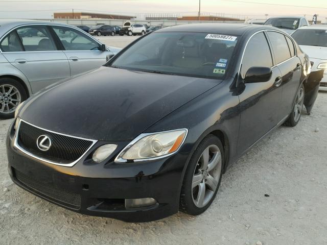 JTHBN96S765004743 - 2006 LEXUS GS GENERAT BLACK photo 2