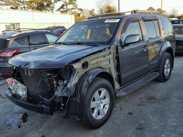 5N1AR18U38C605028 - 2008 NISSAN PATHFINDER GRAY photo 9