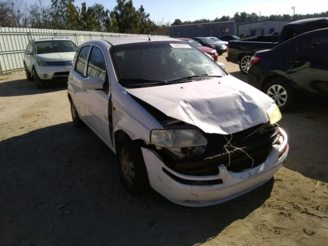 KL1TD62674B183484 - 2004 CHEVROLET AVEO WHITE photo 1