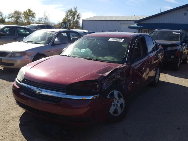 1G1ZT54885F277729 - 2005 CHEVROLET MALIBU LS 勃艮第红 照片 2