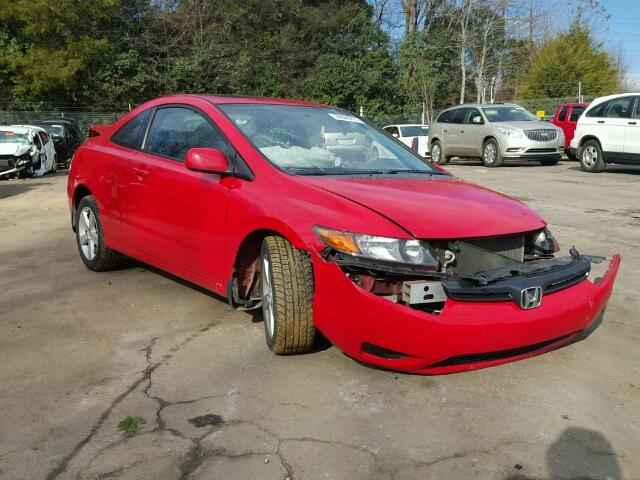 2HGFG12806H535236 - 2006 HONDA CIVIC EX RED photo 1