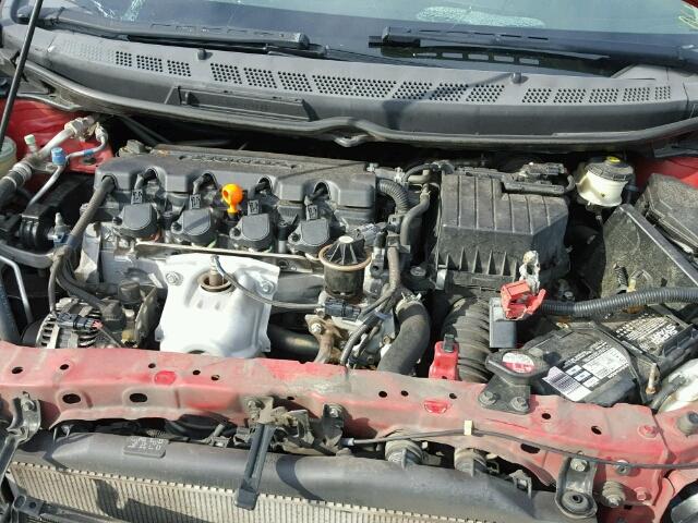 2HGFG12806H535236 - 2006 HONDA CIVIC EX წითელი ფოტო 7