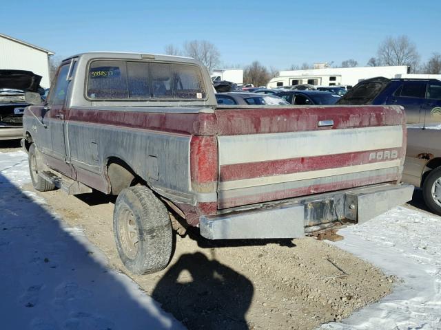 1FTEF14N6LPA93828 - 1990 FORD F150 TWO TONE photo 3