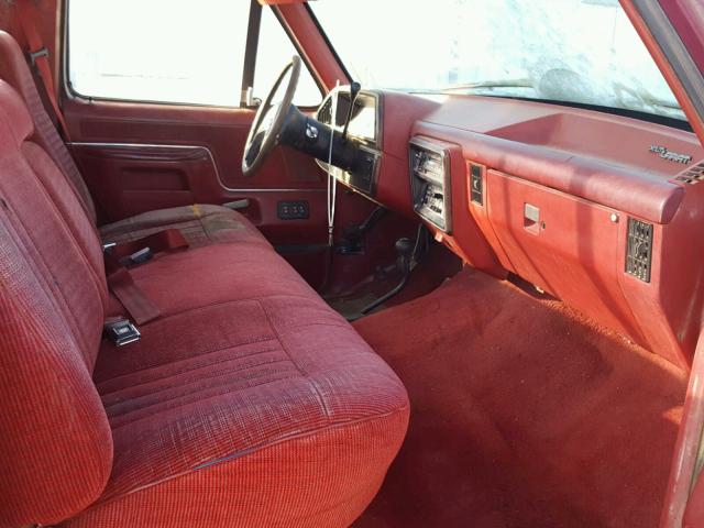 1FTEF14N6LPA93828 - 1990 FORD F150 TWO TONE photo 5