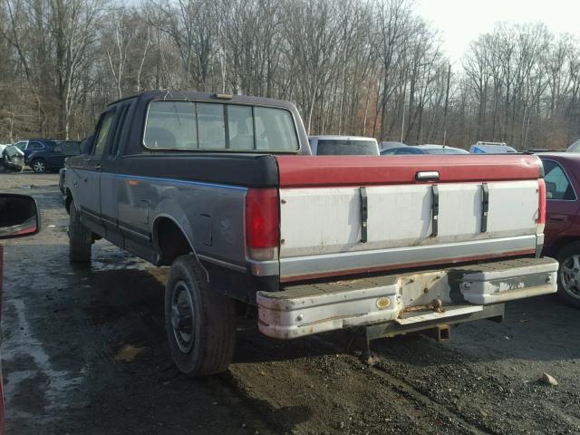 1FTHX26H7LKB31247 - 1990 FORD F250 BLUE photo 3