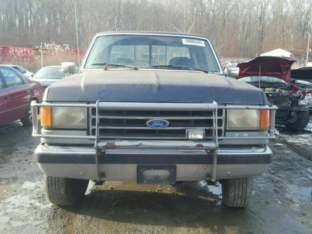 1FTHX26H7LKB31247 - 1990 FORD F250 BLUE photo 9