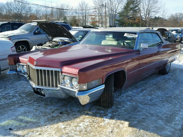 F0149816 - 1970 CADILLAC DEVILLE RED photo 2