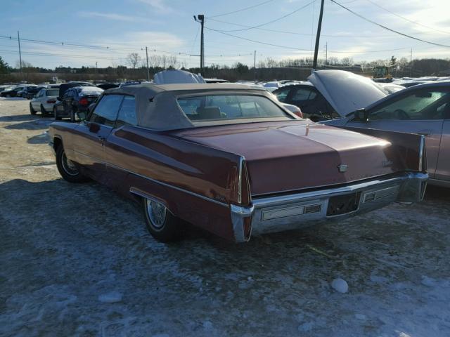 F0149816 - 1970 CADILLAC DEVILLE RED photo 3