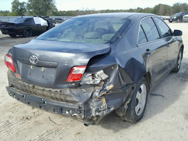 4T1BE46K18U239101 - 2008 TOYOTA CAMRY CE GRAY photo 4