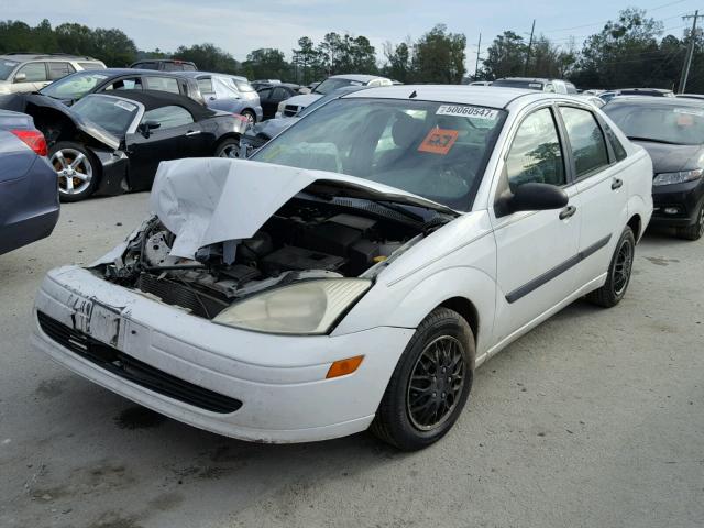 1FAFP33P72W287097 - 2002 FORD FOCUS LX WHITE photo 2