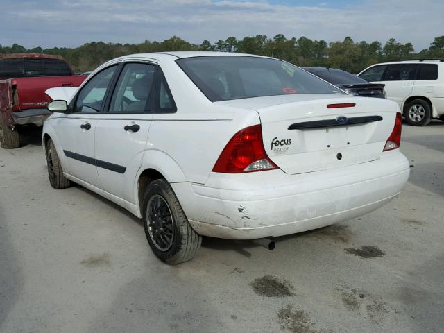 1FAFP33P72W287097 - 2002 FORD FOCUS LX WHITE photo 3