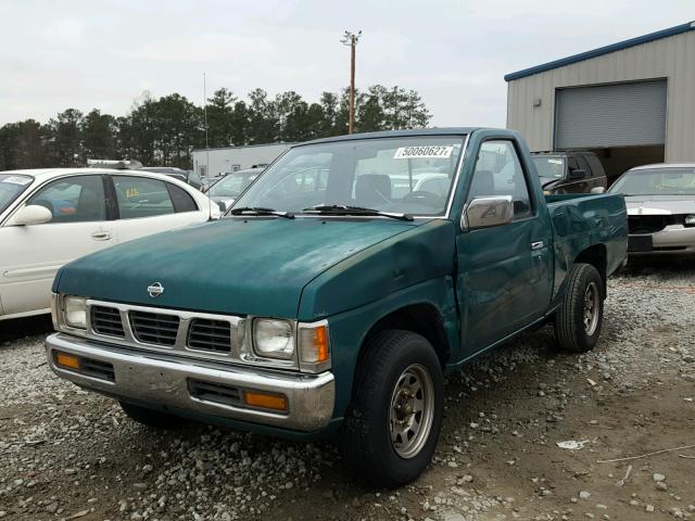 1N6SD11S9SC320550 - 1995 NISSAN TRUCK E/XE GREEN photo 2