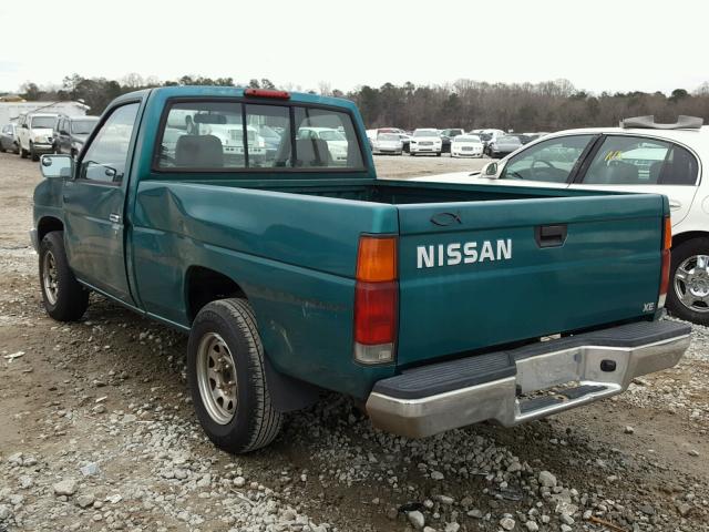 1N6SD11S9SC320550 - 1995 NISSAN TRUCK E/XE GREEN photo 3