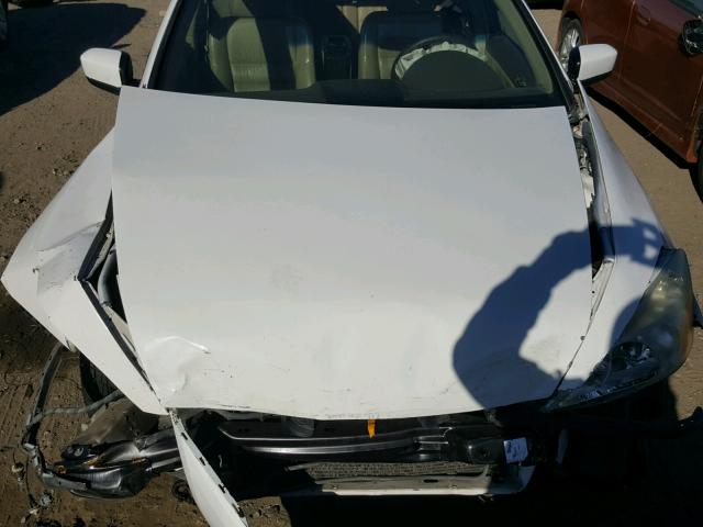 1HGCM66545A067548 - 2005 HONDA ACCORD EX WHITE photo 7