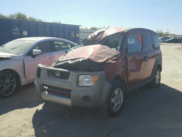 5J6YH28675L023825 - 2005 HONDA ELEMENT EX MAROON photo 2