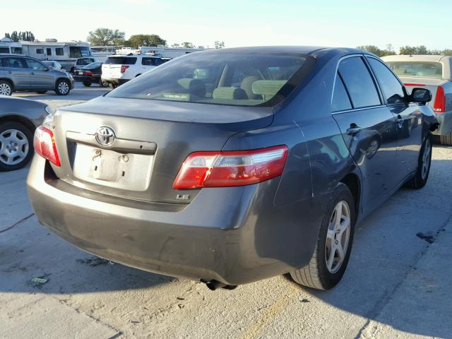 4T1BE46K97U029120 - 2007 TOYOTA CAMRY NEW GRAY photo 4