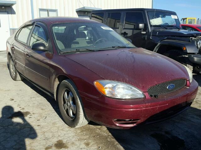 1FAFP53U36A103407 - 2006 FORD TAURUS SE MAROON photo 1