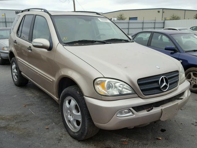 4JGAB57E73A449649 - 2003 MERCEDES-BENZ ML 350 BEIGE photo 1