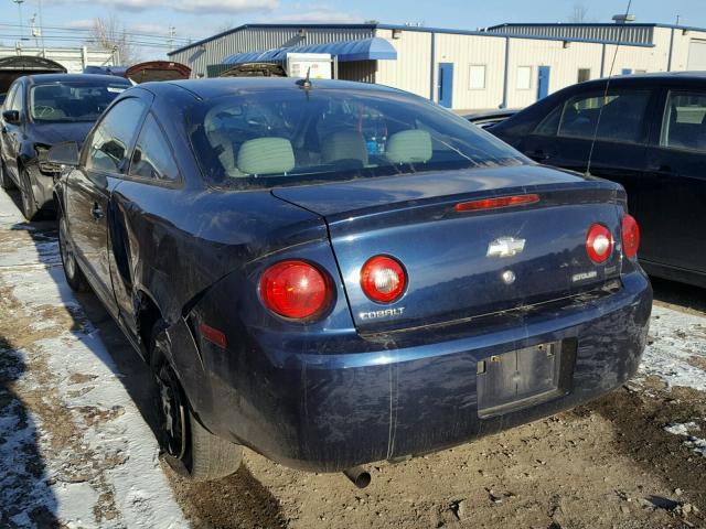 1G1AH1F53A7182462 - 2010 CHEVROLET COBALT BLUE photo 3