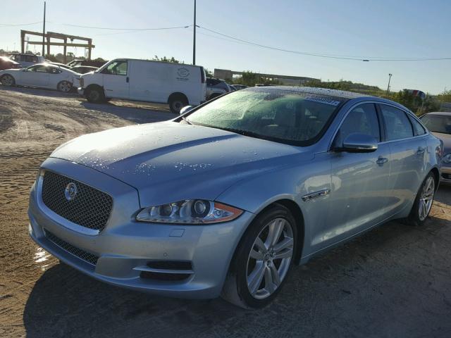 SAJWA2GB7CLV22302 - 2012 JAGUAR XJL BASE SILVER photo 2