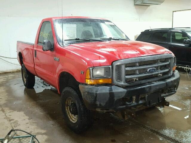 1FTSF31L11ED50498 - 2001 FORD F350 SRW S RED photo 1